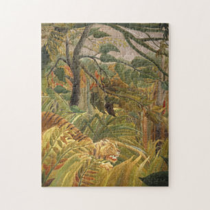 Henri Rousseau Tiger in einem tropischen Sturm