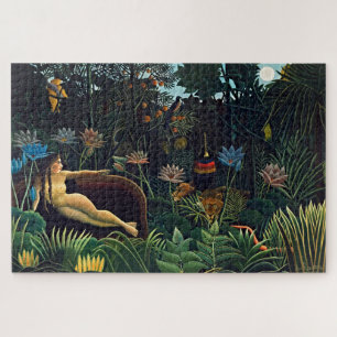 Henri Rousseau Traum Dschungel Kunst Puzzle