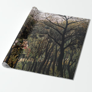 Henri Rousseau - Treffen im Wald Geschenkpapier