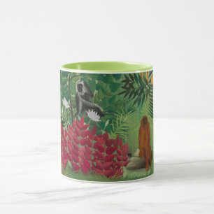 Henri Rousseau - Tropischer Wald mit Affen Tasse