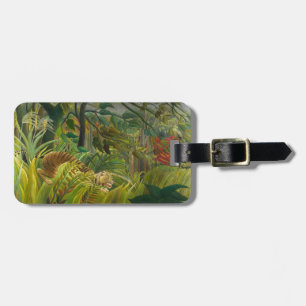 Henri Rousseau - überrascht! Gepäckanhänger