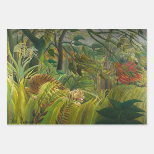 Henri Rousseau - überrascht! Geschenkpapier Set