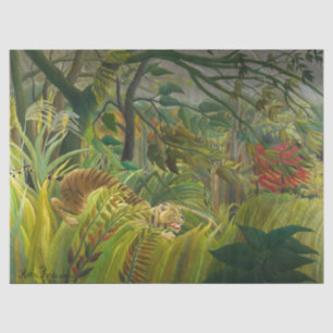 Henri Rousseau - überrascht! Seidenpapier