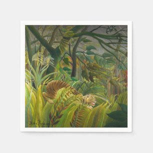 Henri Rousseau - überrascht! Serviette