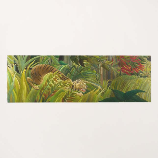 Henri Rousseau - überrascht! Yogamatte (Rückseite (Horizontal))