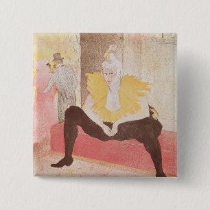 Henride Toulouse-Lautrec   das Clowness Cha-U-Kao Button