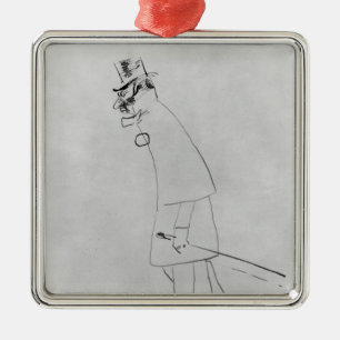 Henride Toulouse-Lautrec   ein Haus-Doktor Ornament Aus Metall