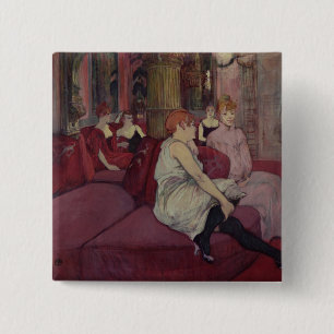 Henride Toulouse-Lautrec im Salon am Ru Button