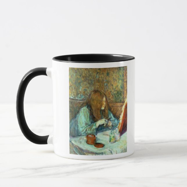 Henride Toulouse-Lautrec | Madame Poupoule an ihr Tasse (Links)