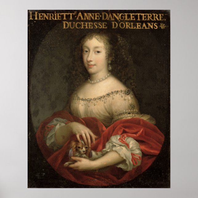 Henrietta Anne Duchess von Orleans Poster (Vorne)