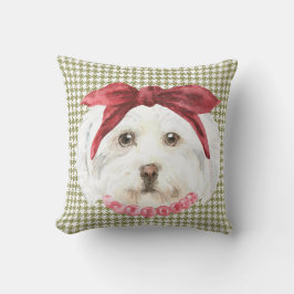 Henrietta, das Havanese Throw Kissen