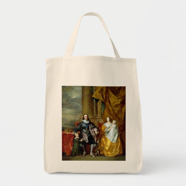 Henrietta Maria und Charles I von Van Dyck Tragetasche (Vorne)