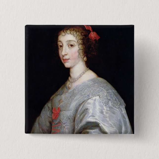 Henrietta-Maria von Frankreich Button (Vorderseite)