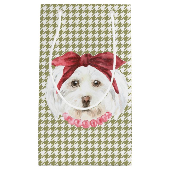 Henrietta the Havanese GIft Bag Kleine Geschenktüte (Vorderseite)