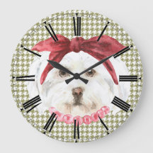 Henrietta the Havanese Wall Clock
