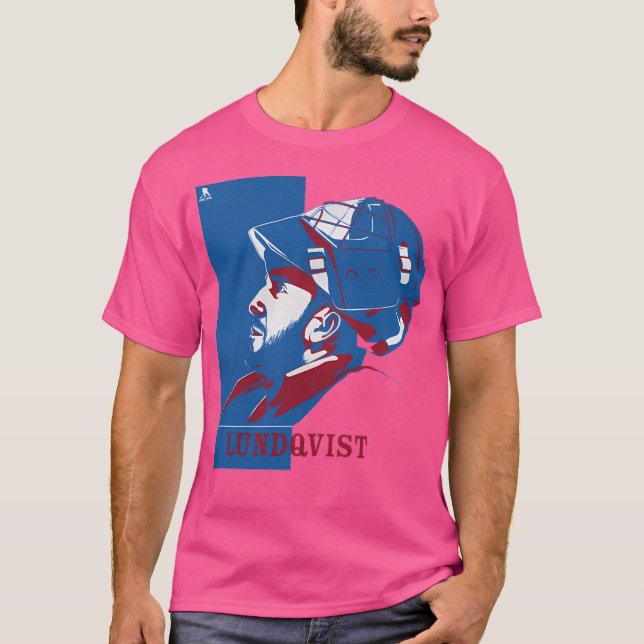 Henrik Lundqvist New York R Vector T-Shirt (Vorderseite)