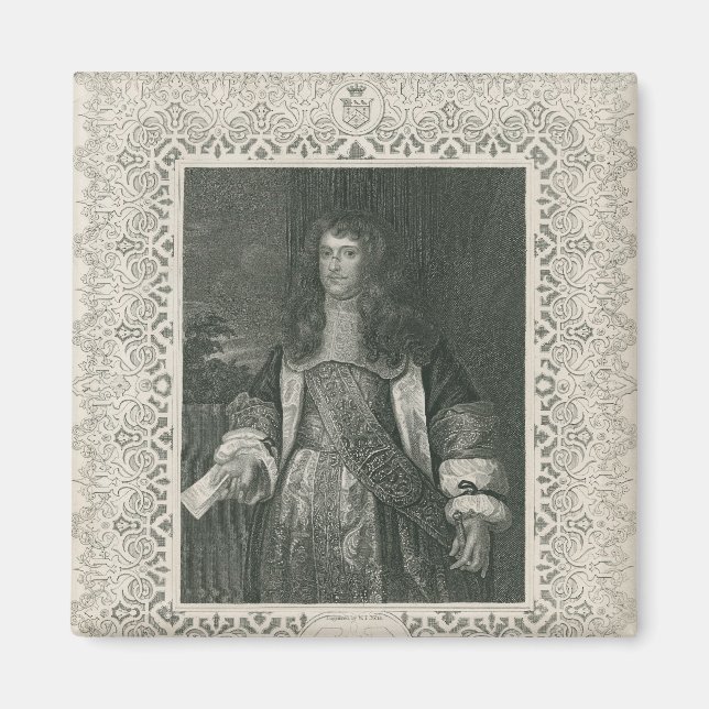 Henry Bennet, 1. Earl of Arlington Magnet (Vorne)