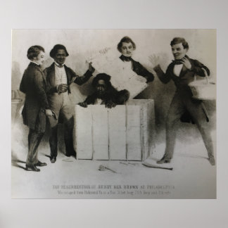 Henry "Box" Brown in Philadelphia Poster