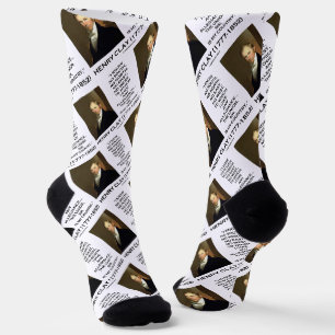 Henry Clay No South No North No East No West Zitat Socken