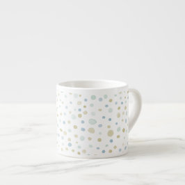 Henry Confetti Watercolor Dots Espresso Tasse
