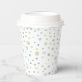 Henry Confetti Watercolor Dots Paper Cup Pappbecher
