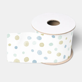 Henry Confetti Watercolor Dots Ribbon Ripsband