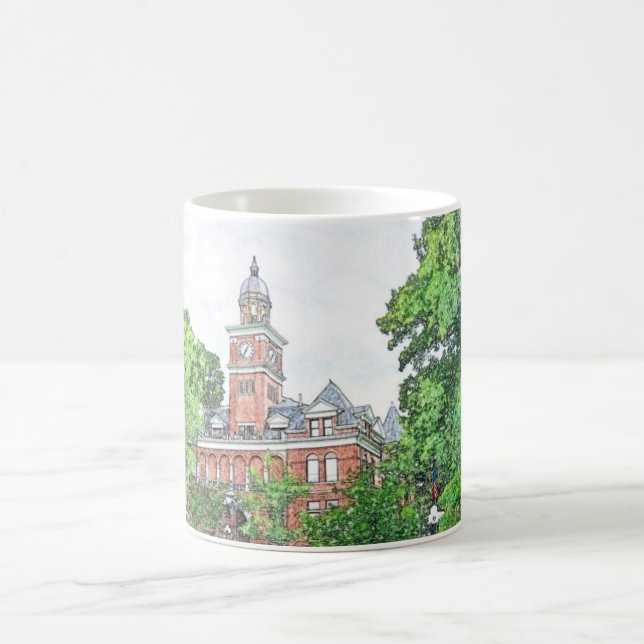 Henry County Courthouse_ Paris, TN USA_Mug Kaffeetasse (Mittel)