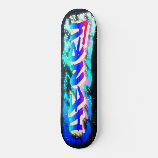 HENRY Customized Graffiti Skateboard (Vorderseite)