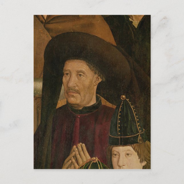 Henry das Navigatordetail vom Polyptych Postkarte (Vorderseite)