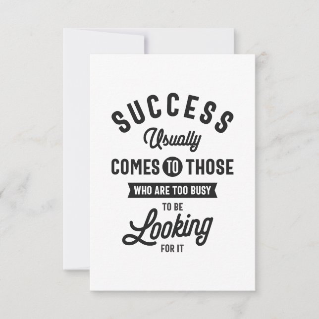 Henry David Thoreau. ERFOLG RSVP Karte (Vorderseite)