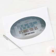 Henry David Thoreau Inspiration Zitat "See"