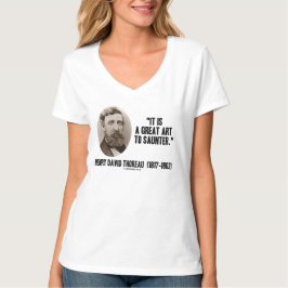 Henry David Thoreau ist es eine große Kunst T-Shirt