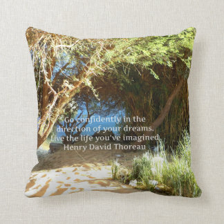 Henry David Thoreau Motivierend Dream Quotation Kissen