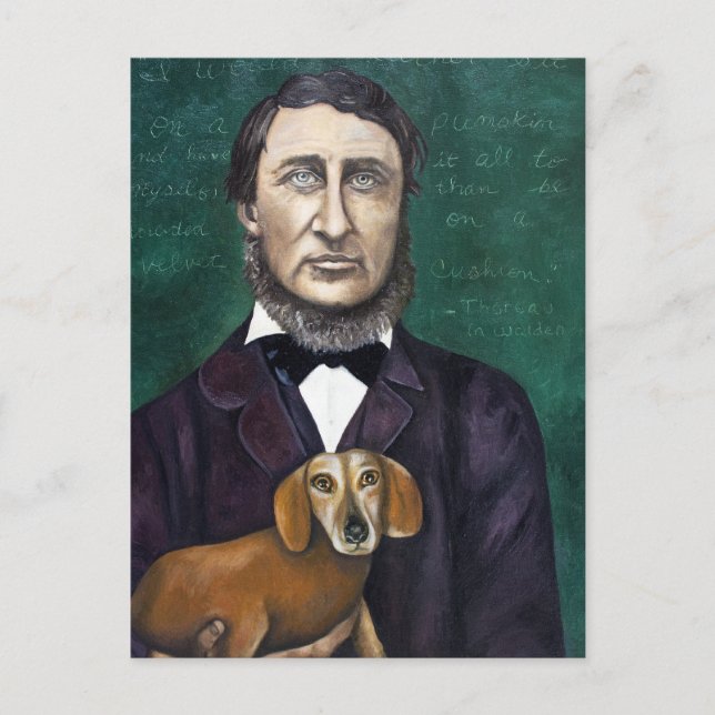 Henry David Thoreau Postkarte (Vorderseite)