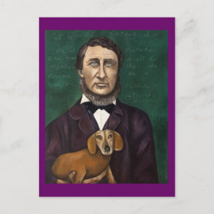 Henry David Thoreau Postkarte