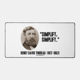 Henry David Thoreau Simplifier la soumission