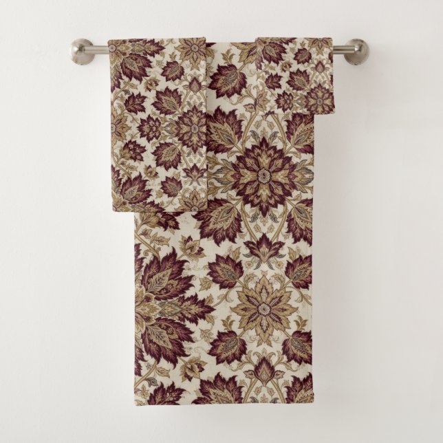Henry Dearle Persisches Blumenmuster Blumenmuster Badhandtuch Set (Insitu)
