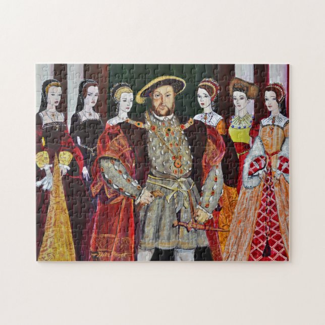 Henry die achten und seine sechs Ehefrauen (Horizontal)