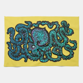 Henry die glückliche Krake Geschirrtuch