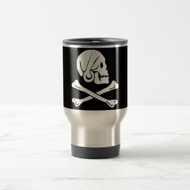 Henry Every Flag Pirate Flag Reisebecher (Mittel)