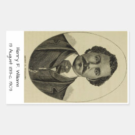 Henry F. Williams Rechteckiger Aufkleber