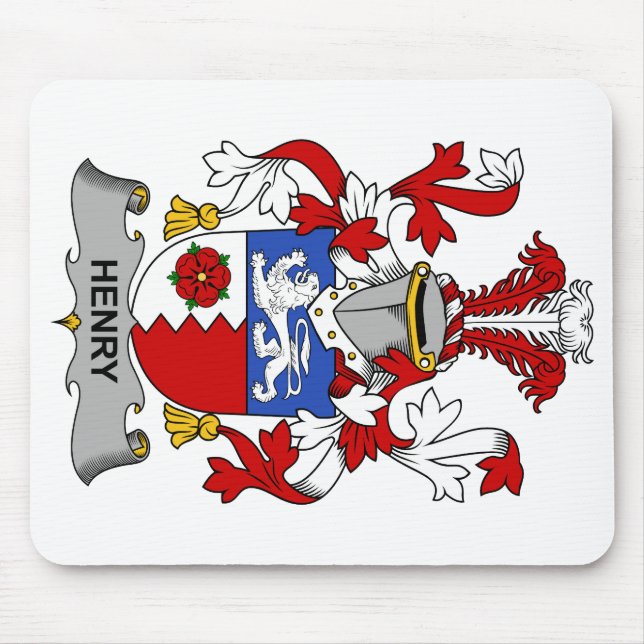 Henry-Familienwappen Mousepad (Vorne)