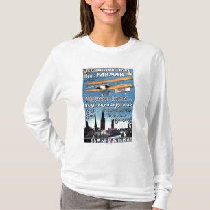 Henry Farman fliegt das Fliegen-Mannpromo-Plakat T-Shirt