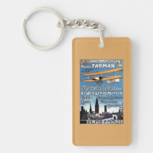 Henry Farman pilote l'affiche de promo d'homme de