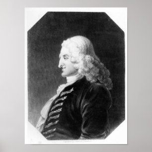 Henry Fielding gravierte durch Samuel Freeman Poster