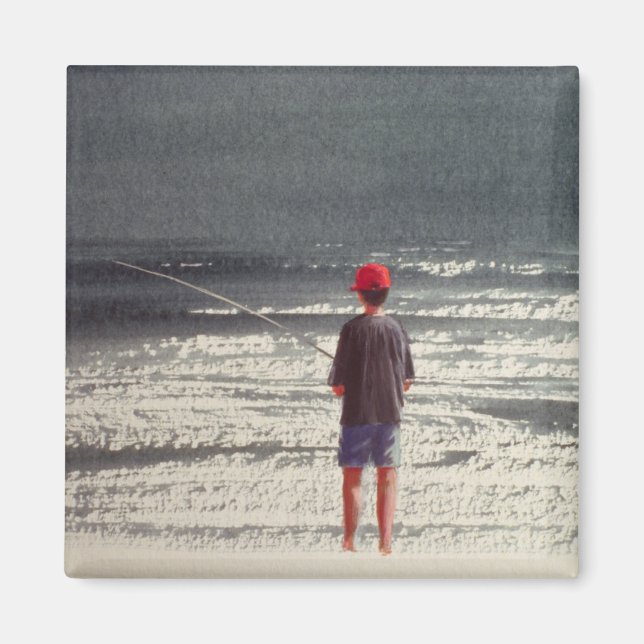 Henry Fishing Alps 1990 Magnet (Vorne)