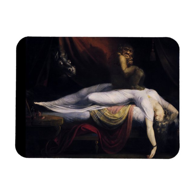 Henry Fuseli Das Albtraum Malerei Magnet (Horizontal)