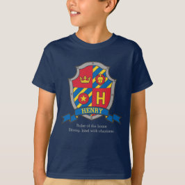 Henry H-Name bedeutet Wappen Ritterschild T-Shirt