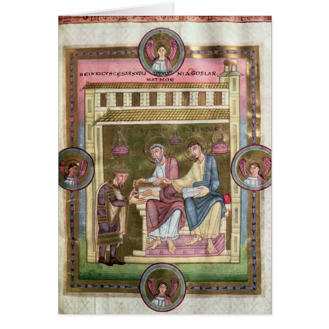 Henry III mit den Aposteln Simon und Jehuda (Vorne)