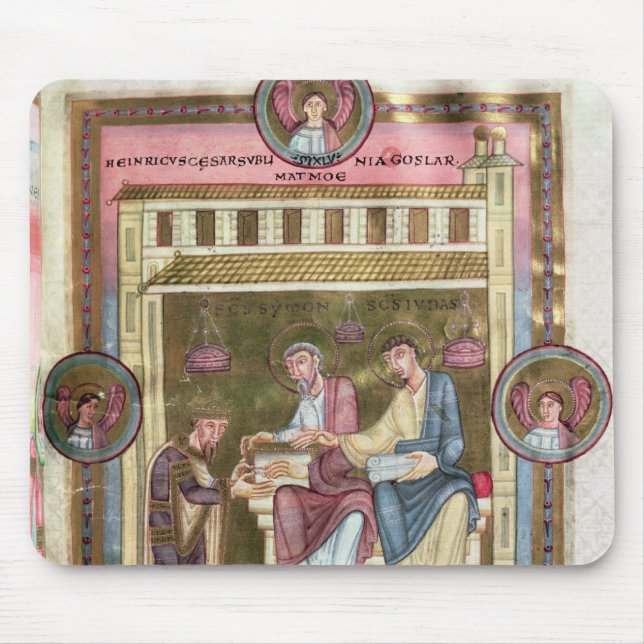 Henry III mit den Aposteln Simon und Jehuda Mousepad (Vorne)
